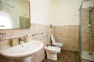 Koupelna v ubytování Casa del Mister