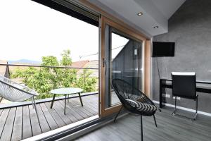 Μπαλκόνι ή βεράντα στο Gîte Contemporain L'hirondelle