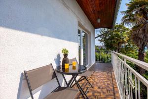 Balkón nebo terasa v ubytování Apartment Div
