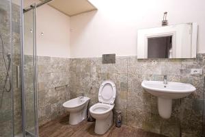 Koupelna v ubytování Casa del Mister