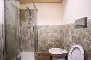 Koupelna v ubytování Casa del Mister