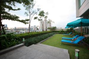 Zahrada ubytování Jasmine Resort Bangkok