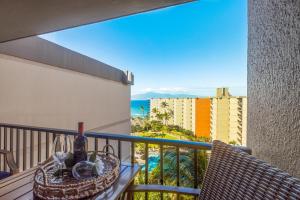 En balkon eller terrasse på Kaanapali Shores 941