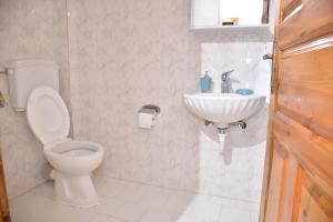 Koupelna v ubytování ZeusPlace Konaki House Leptokarya