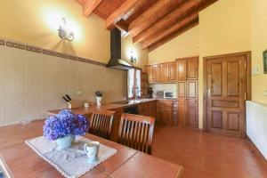 Кухня или мини-кухня в Apartamentos Rurales El Cuetu
