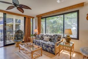 Χώρος καθιστικού στο Papakea D309