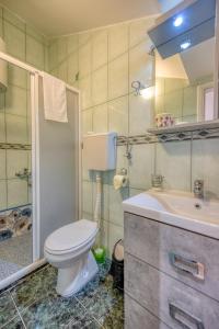 A bathroom at Apartments Vujosevic