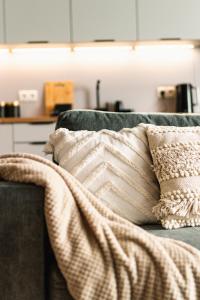 Χώρος καθιστικού στο Apartament POD LASEM