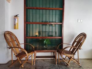 HOTEL NIETO MOMPOX, ubicado en el corazón del centro histórico, frente al rio magdalena en zona de malecón的休息区