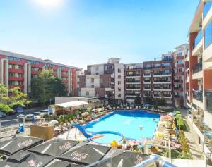 The swimming pool at or close to ADMIRAL PLAZA C 19 Private Cozy Studio SUNNY BEACH