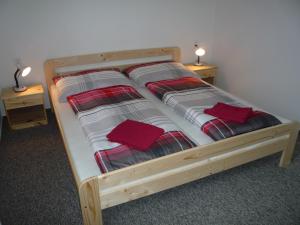 Postel nebo postele na pokoji v ubytování Apartmány Na Výtoni