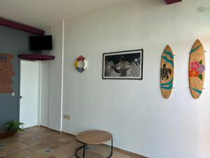 TV a/nebo společenská místnost v ubytování Hotel Jar8 Bule