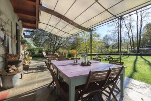 Vonkajšia záhrada v ubytovaní B&B Melizio