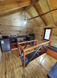 Η κουζίνα ή μικρή κουζίνα στο Cabañas, M Refugios Termas de Chillán