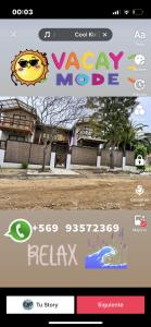 une capture d'écran du site web mobile vayaya dans l'établissement Deptos Guacolda, à Algarrobo