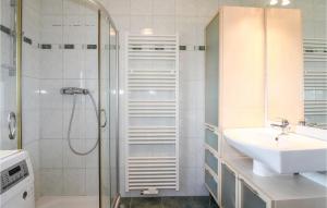 a bathroom with a shower and a sink at Awesome Home In Oberhaag With 1 Bedrooms in Oberhaag