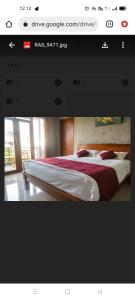 a picture of a bedroom with a large bed at Araya villa saba in Saba