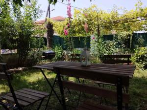 A garden outside Holiday Home in Chalkidiki, Lakkoma