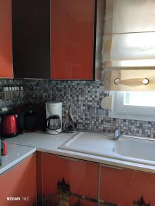 A kitchen or kitchenette at Holiday Home in Chalkidiki, Lakkoma