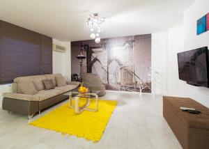 Et sittehjørne på Vitosha Apartments