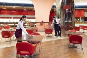 Majutusasutuse Ibis Bandung Trans Studio külastajad