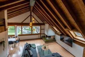 Posezení v ubytování Jungfrau-View Apartment, terrace & free parking