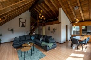 Posezení v ubytování Jungfrau-View Apartment, terrace & free parking