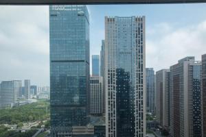 合肥景观或在公寓看到的城市景观