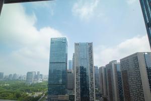 合肥景观或在公寓看到的城市景观