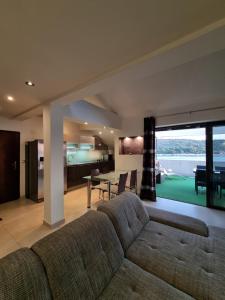 Χώρος καθιστικού στο Apartments Miranda