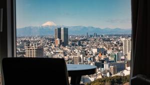東京的景觀或從飯店拍的城市景觀