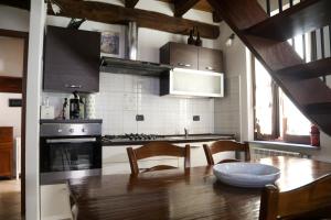 Kuchyň nebo kuchyňský kout v ubytování Piccola Corte
