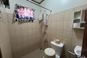 Koupelna v ubytování Tenzai Homestay