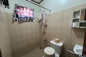 Koupelna v ubytování Tenzai Homestay