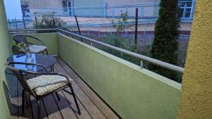 Balkón nebo terasa v ubytování Hostel Vincent