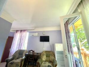 TV a/nebo společenská místnost v ubytování HOTEL - SHORENA + 23 fotografií