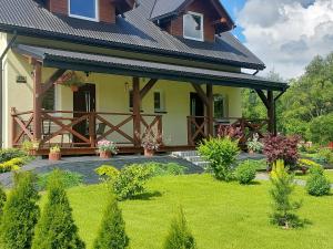 Vonkajšia záhrada v ubytovaní Domek Limba
