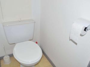 baño con aseo y papel higiénico en Appartement Le Grau-du-Roi, 2 pièces, 4 personnes - FR-1-250-146, en Le Grau-du-Roi