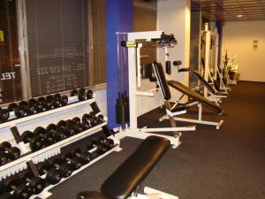 Fitness centrum a/nebo fitness zařízení v ubytování Hotel Steiger