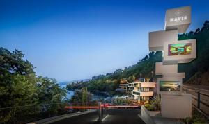 a rendering of a building with a view of a river at Boutique & Design Hotel Navis - Small Luxury Hotels of the World in Opatija