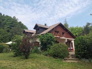 Zahrada ubytování La grange à Léon