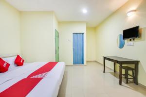 Televisyen dan/atau pusat hiburan di Foong Inn Hotel Banting