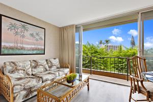 O zonă de relaxare la Maui Kaanapali Villas A420