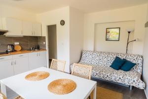 Kuchyň nebo kuchyňský kout v ubytování Apartmány Špička - Stříbrnice u sjezdovky