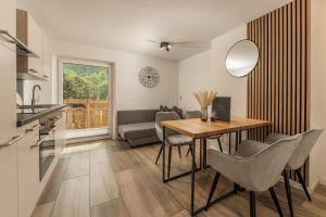 Kuchyň nebo kuchyňský kout v ubytování Kesselgrubs Apartements Ski & Badeglück