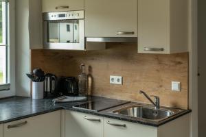 Kuchyň nebo kuchyňský kout v ubytování Kesselgrubs Apartements Ski & Badeglück
