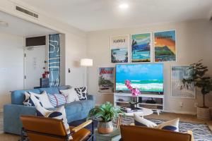 Μια τηλεόραση ή/και κέντρο ψυχαγωγίας στο Kapalua Golf Villa 21V 1