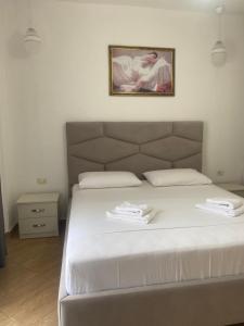 Postel nebo postele na pokoji v ubytování Holiday Home Shahini
