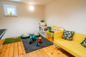 Posezení v ubytování Apartmány Špička - Stříbrnice u sjezdovky