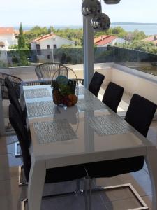 Balkón nebo terasa v ubytování Mandre Duplex Apartment